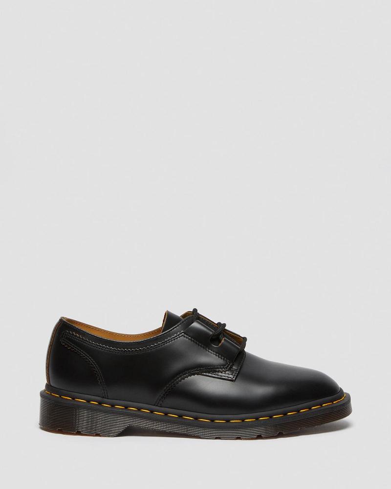 Dr Martens 1461 Ghillie Leren Oxford Schoenen Dames Zwart | NL 445PJJ